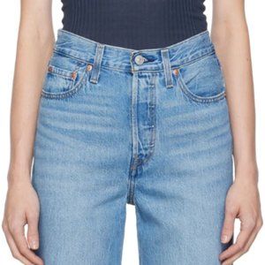 Levi's Ribcage Straight Ankle Jeans Blue